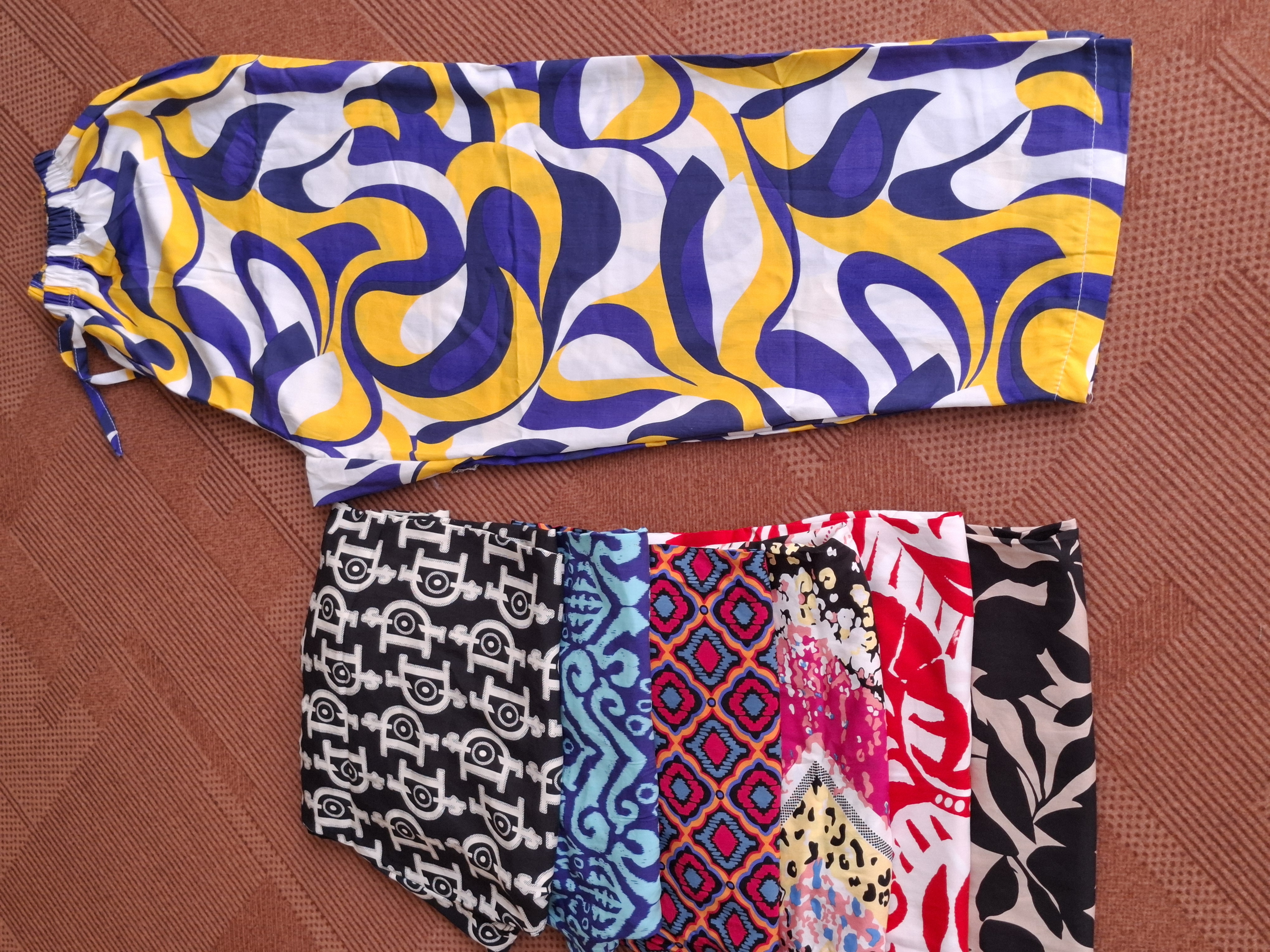 شلوار بگ زنانه نخی تابستانه