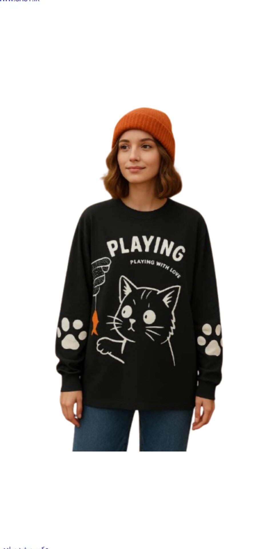 تونیک مشکی بلند فینگردار